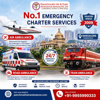 Panchmukhi Air Ambulance from Bangalore- Medical Transit with Uninterrupted Care