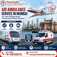 Now Transport Your Patient Anywhere by Panchmukhi Air Ambulance Service in Mumbai