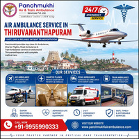 The Panchmukhi Air Ambulance Service in Thiruvananthapuram Is Available 24 Hours
