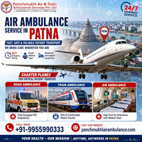 Panchmukhi Air Ambulance in Patna- Rapid Medical Transport on Time