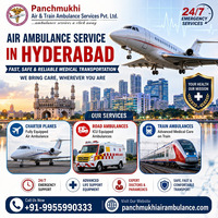 Panchmukhi ICU Air Ambulance in Hyderabad - Lifesaving Journey with ICU and CCU