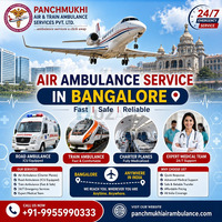 Panchmukhi Air Ambulance Bangalore- ICU Transfer Arranged with Precautions