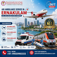 Panchmukhi Affordable Air Ambulance in Ernakulam- Medical Transfers without Complexities