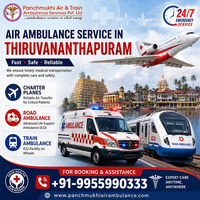 Panchmukhi Emergency Air Ambulance in Thiruvananthapuram- ICU Beyond Hospitals