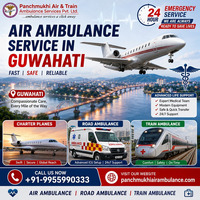 Use Panchmukhi Air Ambulance Service in Guwahati, Which Offers Medical Solutions