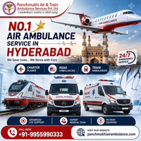 Panchmukhi Emergency Air Ambulance in Hyderabad- Critical Care Flights for a Secured Transfer - 1