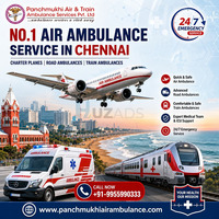 Take Advanced Healthcare Services with Panchmukhi Air Ambulance in Chennai - 1