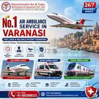 Take Advanced of Panchmukhi Air Ambulance in Varanasi with Emergency Care - 1