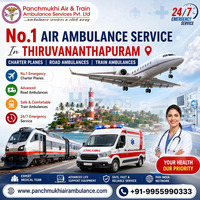 Get Panchmukhi Air Ambulance in Thiruvananthapuram for Advanced Patient Transfer - 1