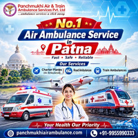 Panchmukhi Air Ambulance in Patna - Rapid Air Medical Rescue - 1