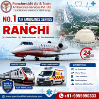 Panchmukhi Emergency Air Ambulance in Ranchi - ICU Transport Services with Advanced features - 1