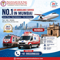 Panchmukhi ICU Air Ambulance in Mumbai - Emergency Patient Transfer Arranged without delay - 1