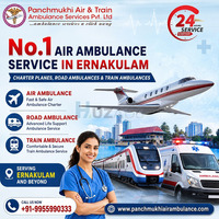 Panchmukhi Emergency Air Ambulance in Ernakulam - Nationwide Repatriation Access - 1