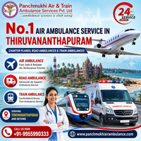 Panchmukhi Low Cost Air Ambulance in Thiruvananthapuram - Advanced Air Transfer at Low Cost - 1