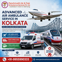 Panchmukhi Air Ambulance in Kolkata Provides 24/7 Emergency Medical Transport Support - 1