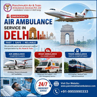 Panchmukhi Air Ambulance in Delhi Has a History of Providing Genuine Patient Service - 1
