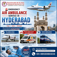 Panchmukhi Air Ambulance in Hyderabad Provides Authentic Service throughout the Country - 1