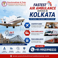 Panchmukhi Air Ambulance in Kolkata Is Available 24/7 to Assist You - 1