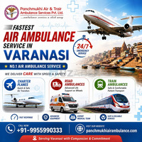Panchmukhi Air Ambulance in Varanasi Provides a Well-Supervised Relocation Service - 1