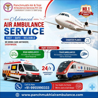 Panchmukhi Low Cost Air Ambulance in Thiruvananthapuram- Travel Safely For Treatment - 1