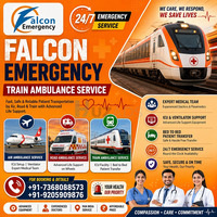 Falcon Emergency Hi Tech Train Ambulance in Ranchi- Medical Support at Every Step