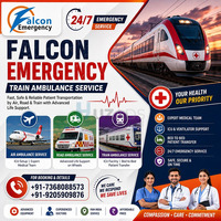 Falcon Emergency Hi Tech Train Ambulance from Mumbai- Safe Patient Transfers Across India