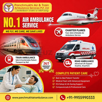 Panchmukhi ICU Air Ambulance in Hyderabad- Choose for Comfortable Transfers - 1