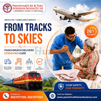 Panchmukhi Train Ambulance in Delhi- Trusted Care across Distances - 1