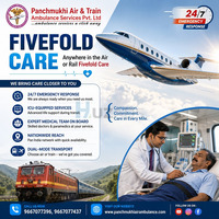 Panchmukhi Hi Tech Train Ambulance in Patna- Reliable Care in Motion - 1