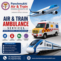 Panchmukhi Low Cost Train Ambulance in Ranchi- Professional Care throughout the Journey - 1
