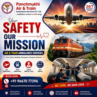 Panchmukhi Train Ambulance in Kolkata - Continuous Medical Supervision - 1