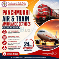 Panchmukhi Train Ambulance in Patna- Swift Journey Arranged on Time - 1