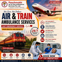Panchmukhi Low Cost Train Ambulance in Delhi- Receive Specialized Emergency Rail Care - 1