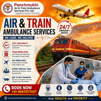 Panchmukhi Hi Tech Train Ambulance from Guwahati - Specialized Care 24X7 during Transit - 1