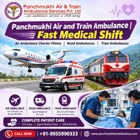 Panchmukhi ICU Air Ambulance from Thiruvananthapuram- Direct Access to Advanced Facilities