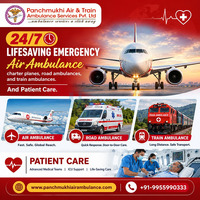 Panchmukhi ICU Air Ambulance from Delhi - Life Saving Transport whenever Necessary - 1