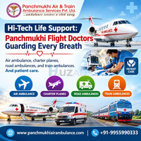 Panchmukhi Air Ambulance Services from Kolkata- well coordinated medical transport