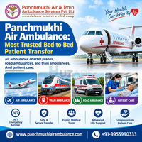 Panchmukhi Affordable Air Ambulance in Varanasi- Fast Emergency Evacuation
