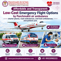 Panchmukhi Air Ambulance in Ernakulam - Critical Care Relocation Arranged Smoothly