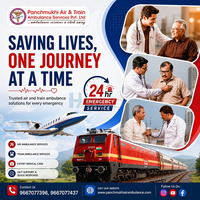 Panchmukhi Train Ambulance in Ranchi- Seamless Patient Transportation Service