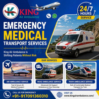King ICU Train Ambulance from Ranchi- Journey with trained medical professionals