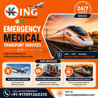 King Train Ambulance in Guwahati- emergency repatriation on time