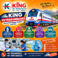 King Train Ambulance Services in Varanasi- Hospital Transfer Assistance on time
