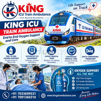 King Affordable Train Ambulance in Siliguri- Expert Medical Coordination