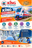 King Train Ambulance in Delhi- patient centric approach lay during arrangements