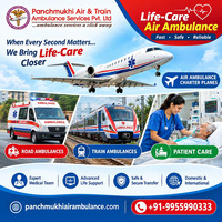 Panchmukhi Hi Tech Air Ambulance in Patna- Safe Medical Journey expected