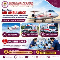 Panchmukhi ICU Air Ambulance in Ranchi- designed for your betterment