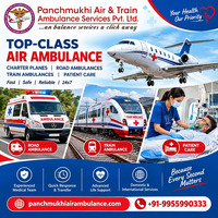 Panchmukhi Air Ambulance Services in Kolkata- guarantees the stability of patients in transit