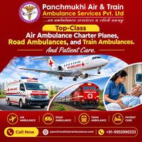 Panchmukhi Air Ambulance Services from Varanasi- designed to increase safety