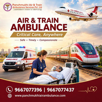 Panchmukhi Train Ambulance in Patna- long distance medical transfer arranged smoothly